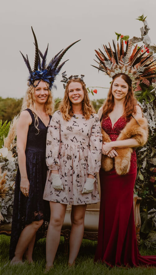 Guests at a celebration at Dunskey Estate