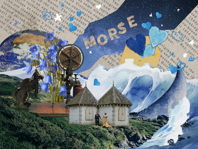 selkie-haven-morse-code-telegraph-scotland-collage